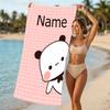 Personalisierbare Strandtücher im Bubu Dudu Design. Geeignet für den Strand, Yoga, Sport;ideal als Strandzubehör