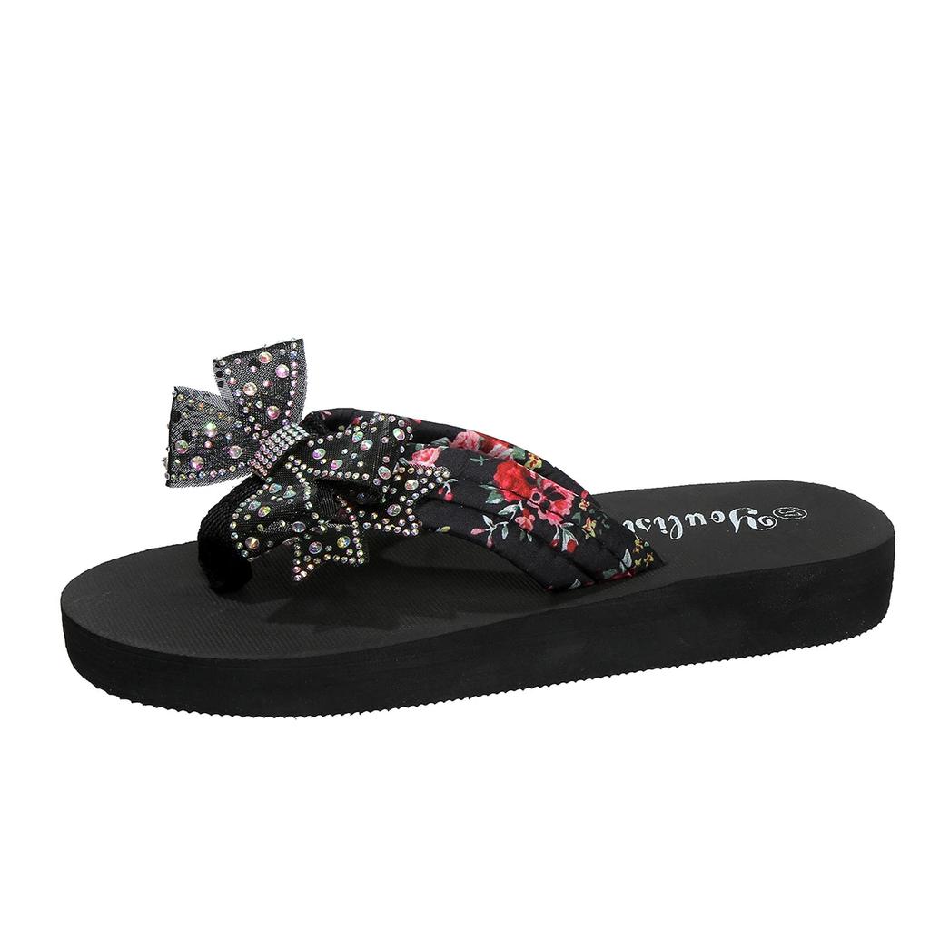 2025 Fashion Women Flip Flops Summer Beach Platform Slippers Casual Outside Wedges Sandals Summer Women Shoes