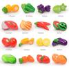 Children Pretend Play Food Toys for Kids Kitchen Vegetable Playset Cut Fruit Vegetables Toy Toddler Birthday Christmas Gift Toys