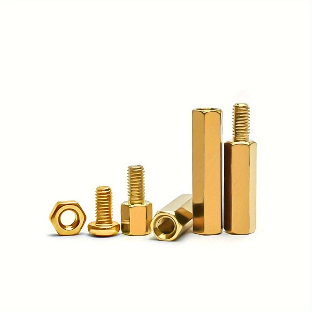 Brass Material Screws Kit M3 Size Nuts Kit Motherboard Standoffs  Circuit Board Repair