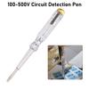 AC/DC100-500V Voltage Detector Test Pen Slotted Screwdriver Voltage Indicator Test Electric Test Pen Tools With Indicator Light