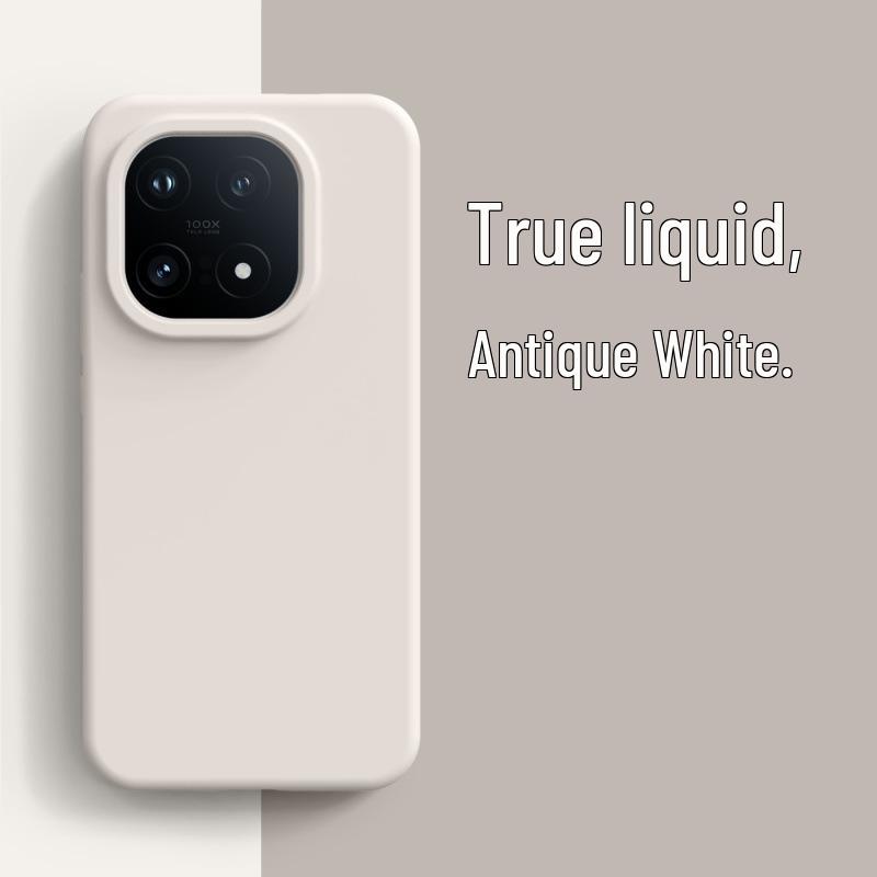 IQOO15 Silicone Phone Case: High-End, Solid Color, Dirt-Resistant, Anti-Fall Protective Cover for Women