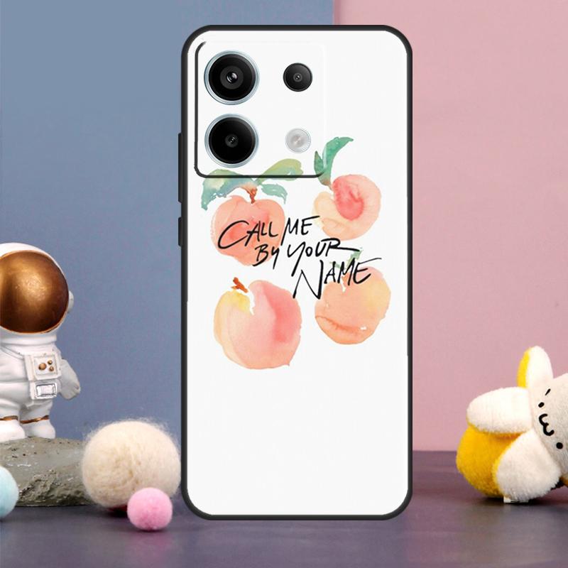 Call Me By Your Name Peach Case For Xiaomi Redmi Note 14 9 10 11 12 13 15 Pro Plus Redmi 15 15C 10C 12C 13C 14C Cover