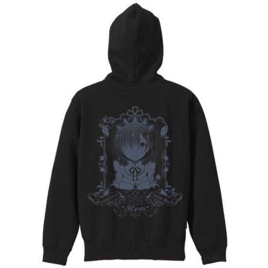 

Худи на молнии Rem чёрный