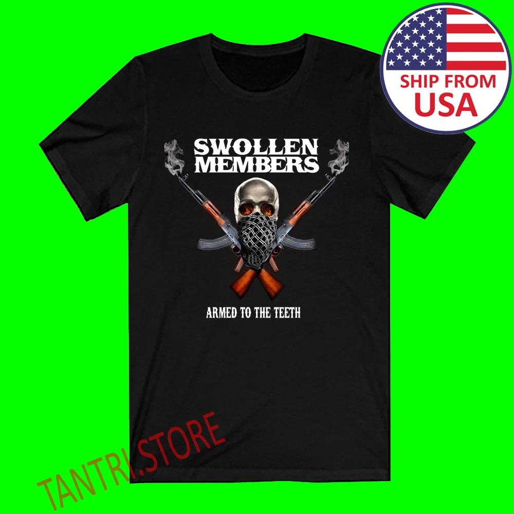 

Swollen Members Armed To The Teeth Men s Black Size S to 3XL S