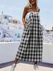 Vestido Casual de Rayas Blancas y Negras para Mujer Tallas Grandes