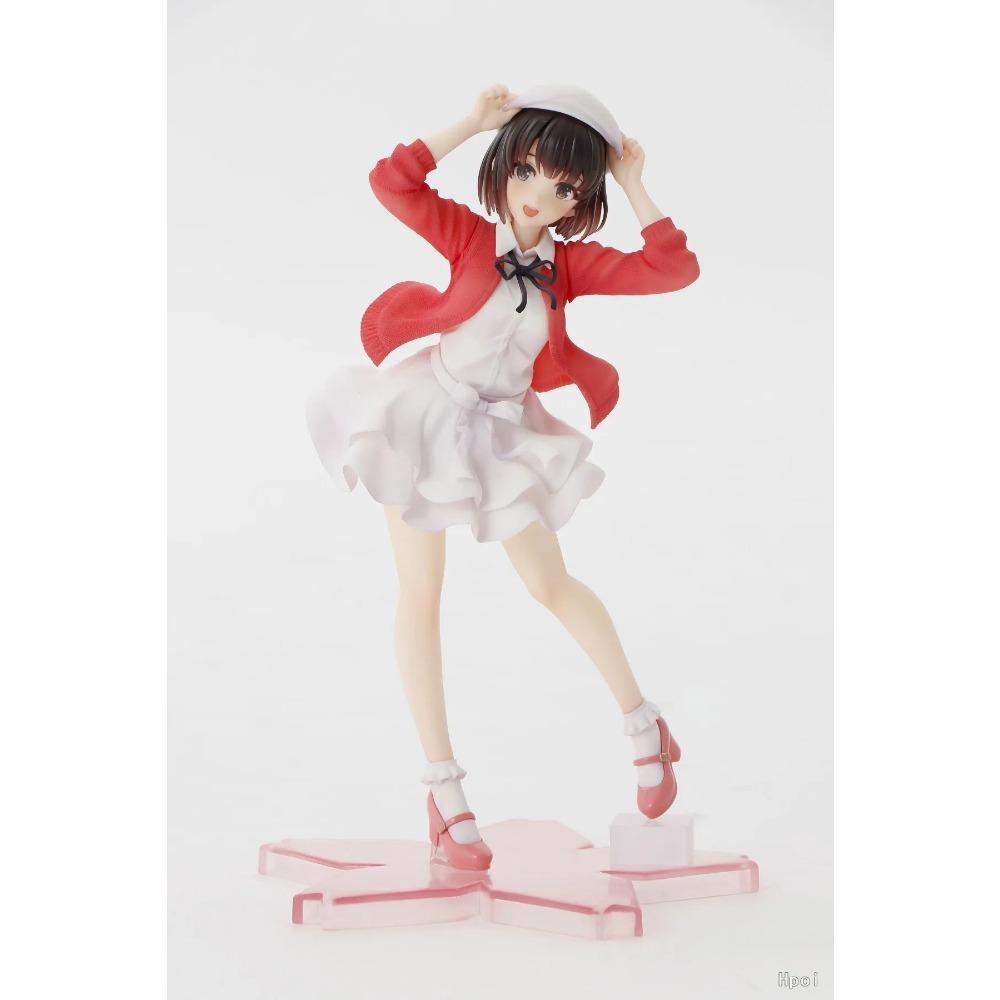 Anime Figure Saekano: How To Raise a Boring Girlfriend Megumi Kato Heroine Costume Model PVC Collection Toy Ornaments Gift 19CM