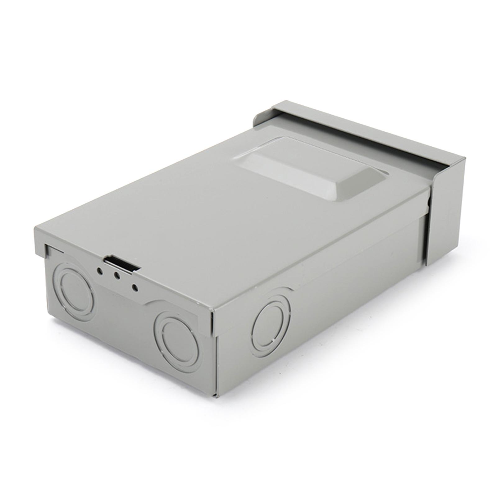 

Practical Outdoor 30Amp Disconnects Switches Waterproof Stainless Steel Box for Air Conditioning Without Fused Designs