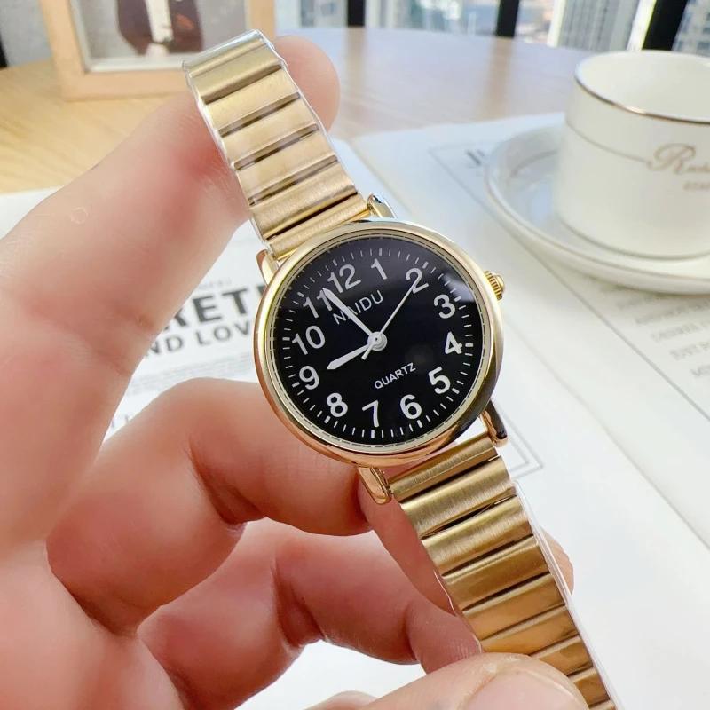 

Новые женские часы Бренд класса люкс из нержавеющей стали Женские деловые часы Модные кварцевые наручные часы для студенток