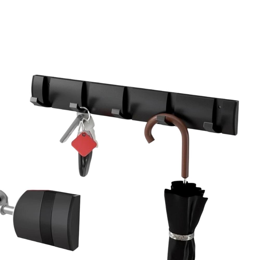 Concealed Folding Door Hook Storage Rack Bathroom Towel Hanger Wall Coat Clothes Hook  Bedroom