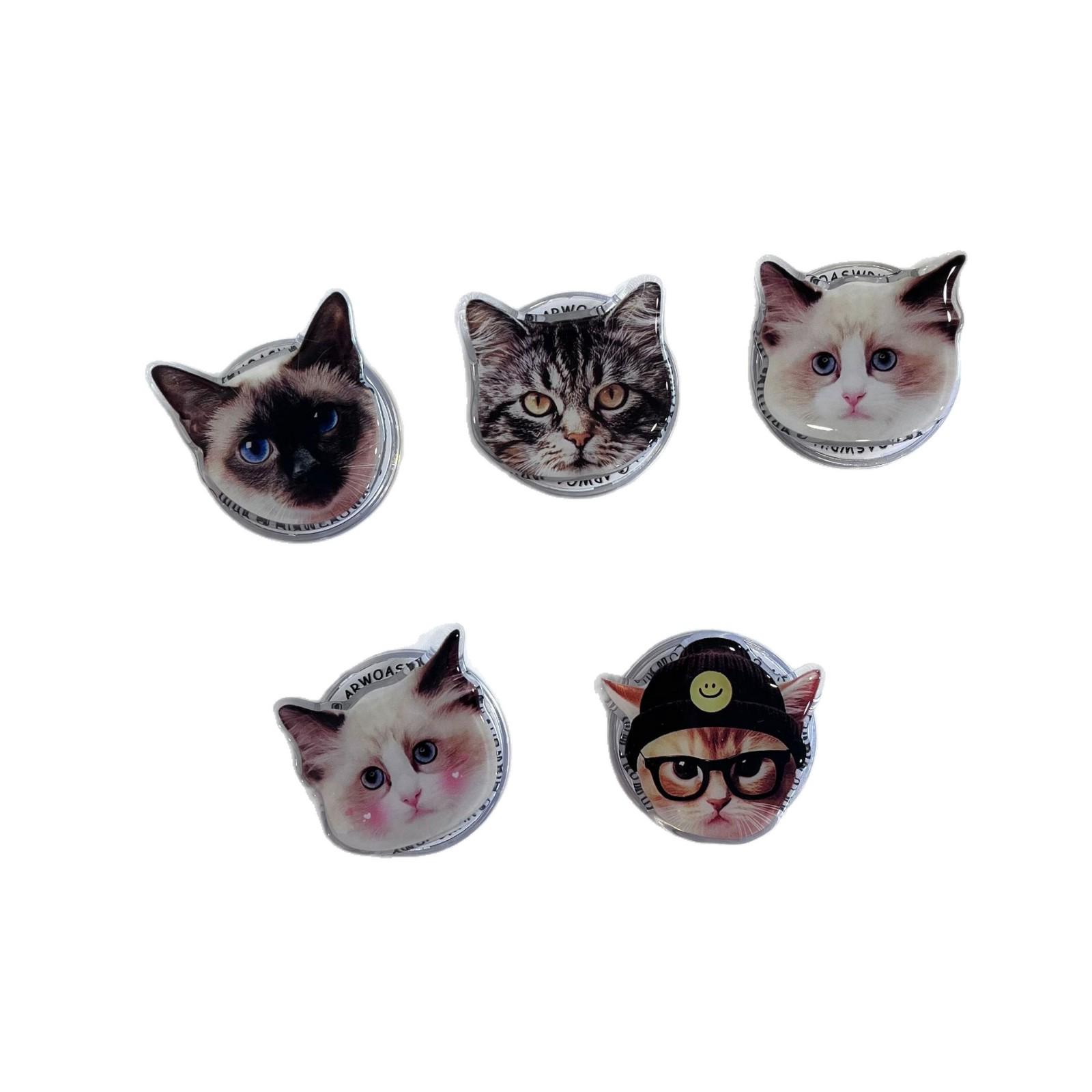 Korean Cartoon Cat Magnetic Airbag Bracket Compatible with MagSafe Image 4