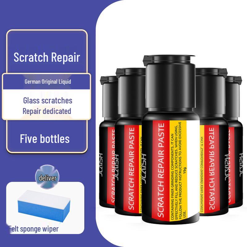 Windshield Repair Liquid for Cracks, Fissures & Scratches - Traceless Damage Restorer