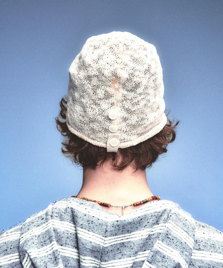 MAINBOOTH Button Turban Beanie(Ivory)