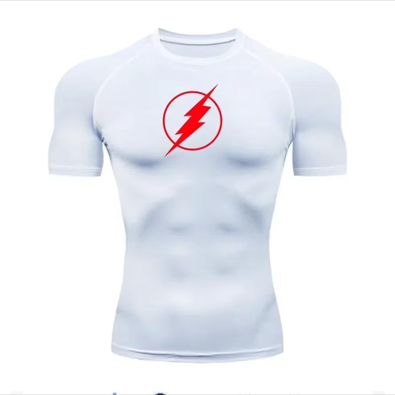 Jogging Quick-drying Breathable Top Summer Men's Running Compression T-shirt Short-sleeved T-shirt Gym Fitness Shirt ZY0025