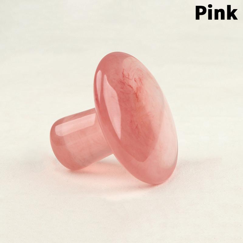 

Грибовидный Гуа Ша Массаж для Лица Расслабление Уход за Кожей Инструмент из Смолы Подтяжка Лица Удаление Морщин Портативный Ручной Массажер розовый