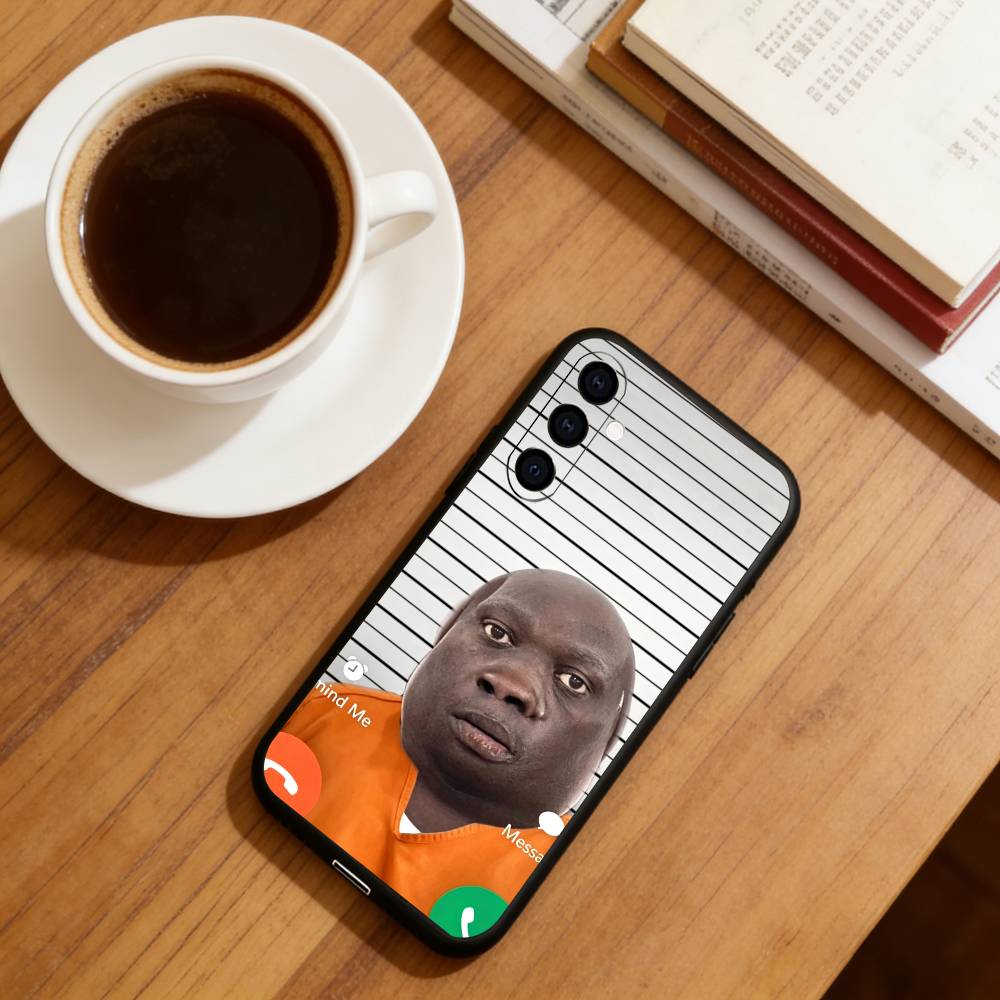 Funny J-John Pork is Calling Phone Case Black Silicone Soft For Samsung Galaxy A73,A72,A71,A70,A53,A52,A51