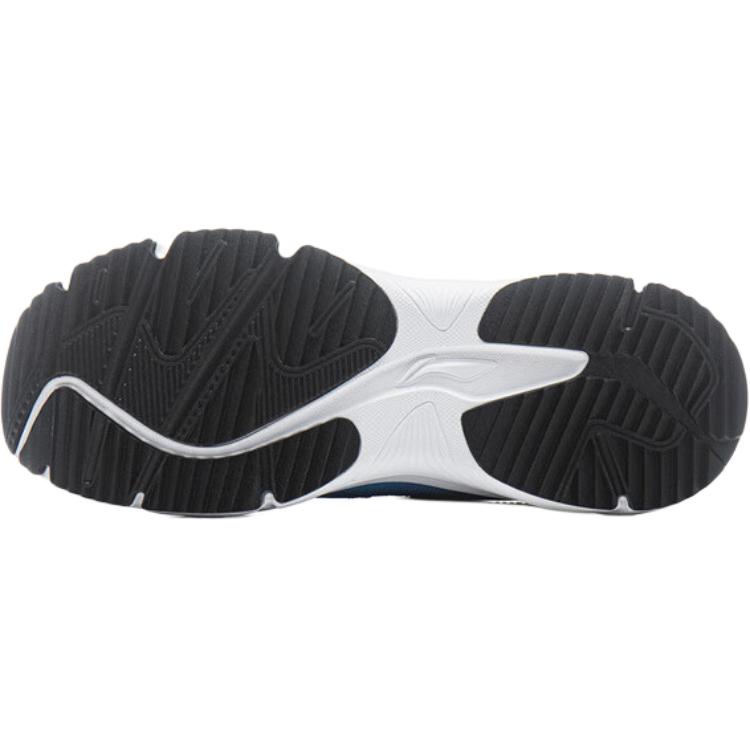 Li Ning Kids Comfortable Versatile Non-Slip Durable Low-Top Casual Shoes Kids casual shoes White Blue YKCU228-5