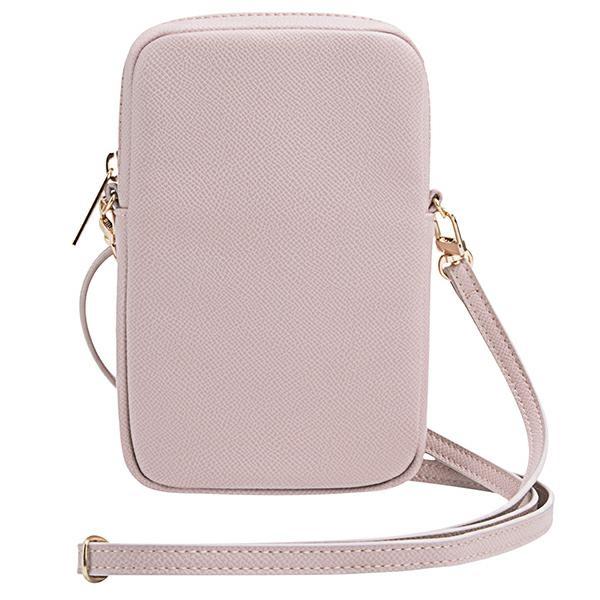Guess Zip Triangle 4G Pink Handbag
