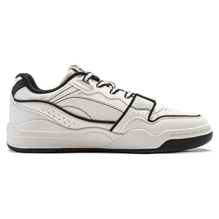 Li Ning Yuebai Breathable And Lightweight Low top Skateboard Shoes Women's White Black AGCS252-21