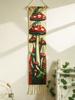 1pc Boho Mushroom and Frog Tapestry Wall Hanging, Retro Jungle Art Decorative Tapestry Banner,Wall Decor for Living Room Bedroom