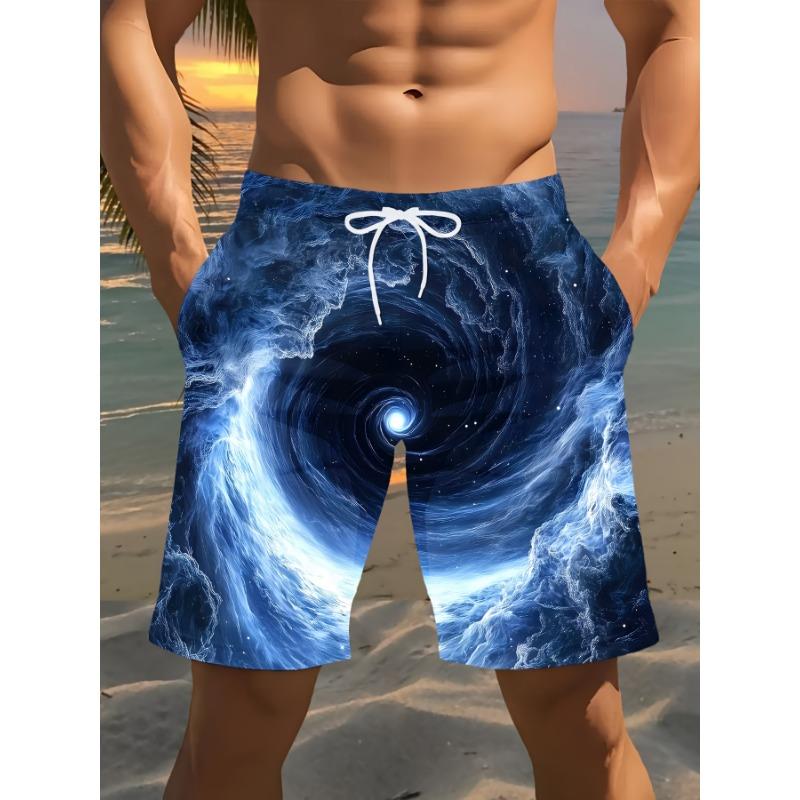 

Men s Galaxy Swirl Print Beach Shorts M