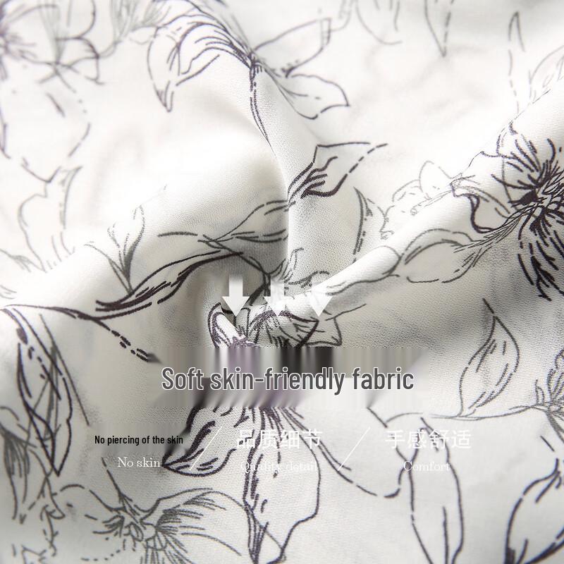 Demana Chinese Ink Impression Summer Flowy Pants