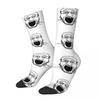 Smiling Wholesome Wojak Soyjak Stockings Funny Meme Graphic Elegant Socks Spring Anti Slip Socks Men Climbing Medium Soft Socks