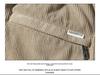 Men's Loose Fit Corduroy Casual Pants - Soft, Breathable, Elastic Waist with Drawstring