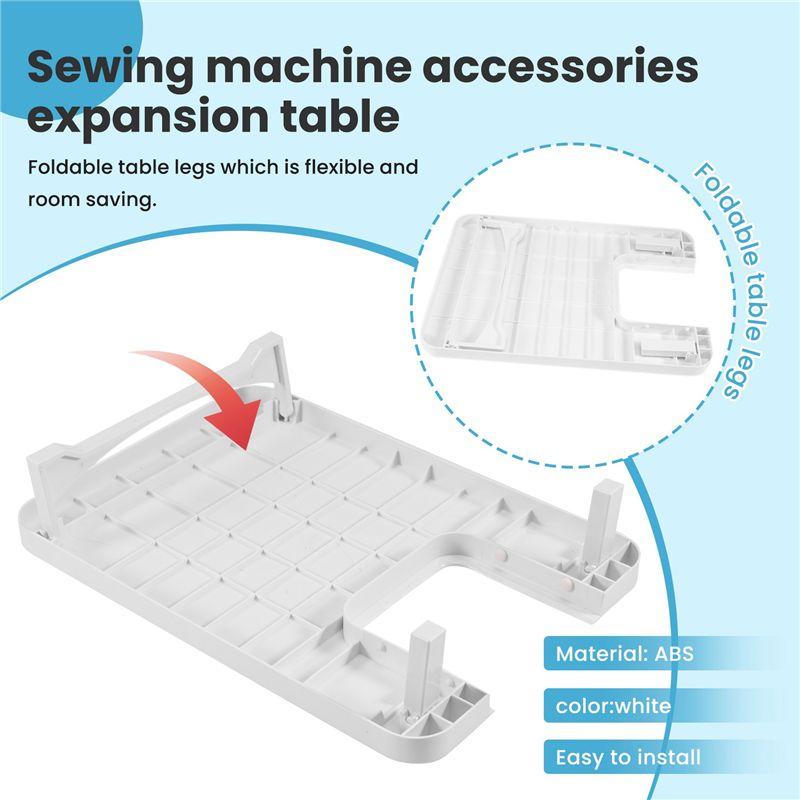 M-Modern-Sewing Machine Folding Legs Hard ABS Extension Table Board For Fanghua 505A Sewing Machine Parts