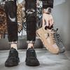 Spring new street mesh versatile sports and leisure men's shoes, black, khaki, gray