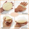 Natural Loofah Body Scrubber Soft Exfoliating Sponge Shower Brush Cleaner Pad Body Skin Care Tool Bath Exfoliator Shower Puff