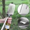 5Pcs BBQ Grill Tool Set with Spatula Tongs Fork Brush Skewers And Case Outdoor Baking Utensils for Parties Camping Restaurants