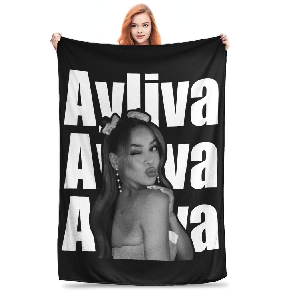Ayliva Pop Singer Music Blanket  Flannel Novelty Breathable Throw Blankets for Home Restaurant Summer,