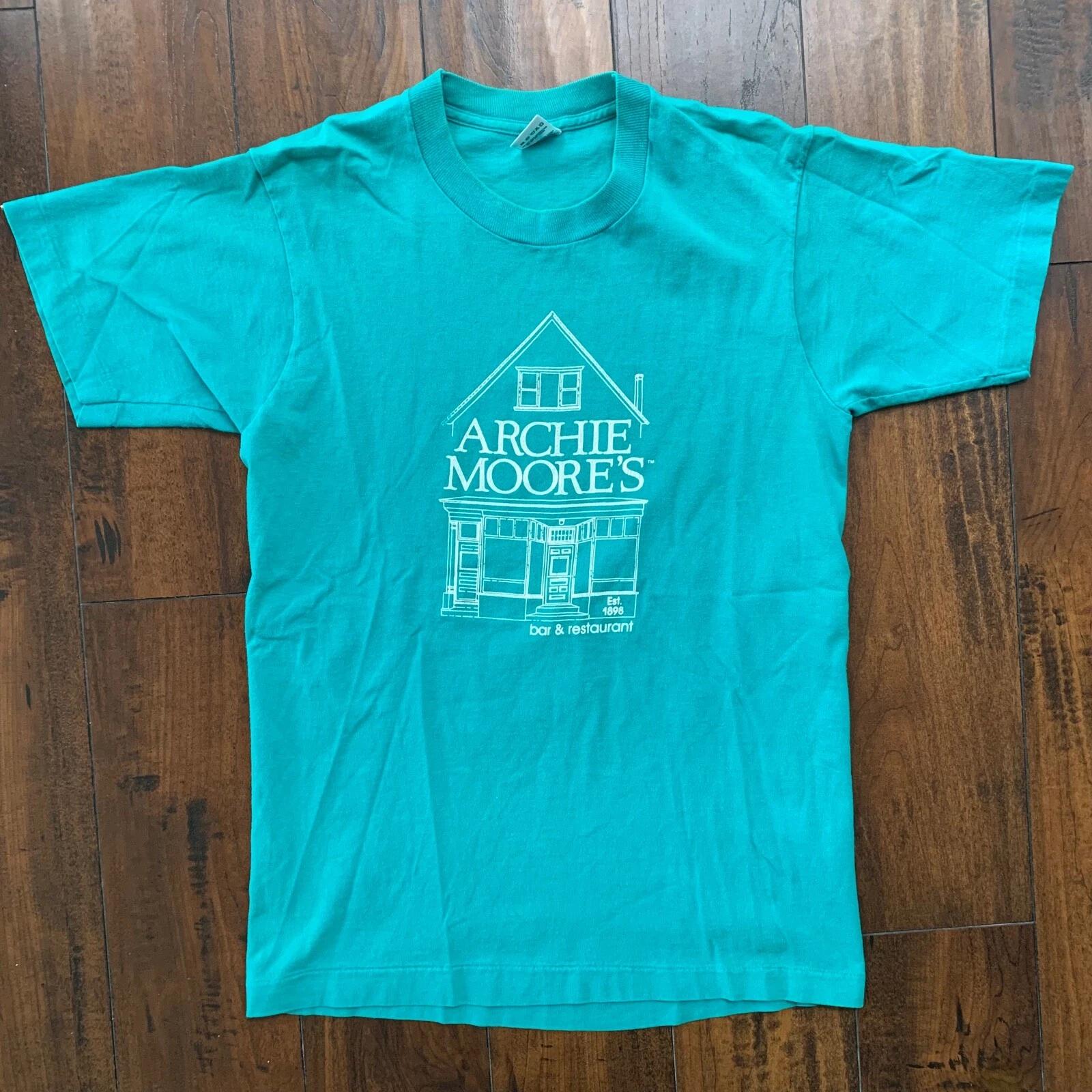 

Archie Moores Vintage T Shirt Pencil Drawing Home Interior Designer Eames 90s XL