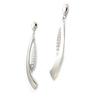 Les Trésors De Lily [L7685] - White 'Sissi' Silver Earrings