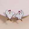 Bodybuilding Rooster Enamel Pins Muscle Ninja Mouse Weight Lifting Girl Fitness Animal Brooch Lapel Bagde Friends Jewelry Gifts