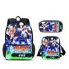 Captain Tsubasa Backpack Pen Bag Shoulder Bag 3pcs Set Versatile  Large Capacity Boy and Girl School Birthday Best Gift