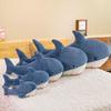 Rabbit Fur Shark Plush Toy Pillow