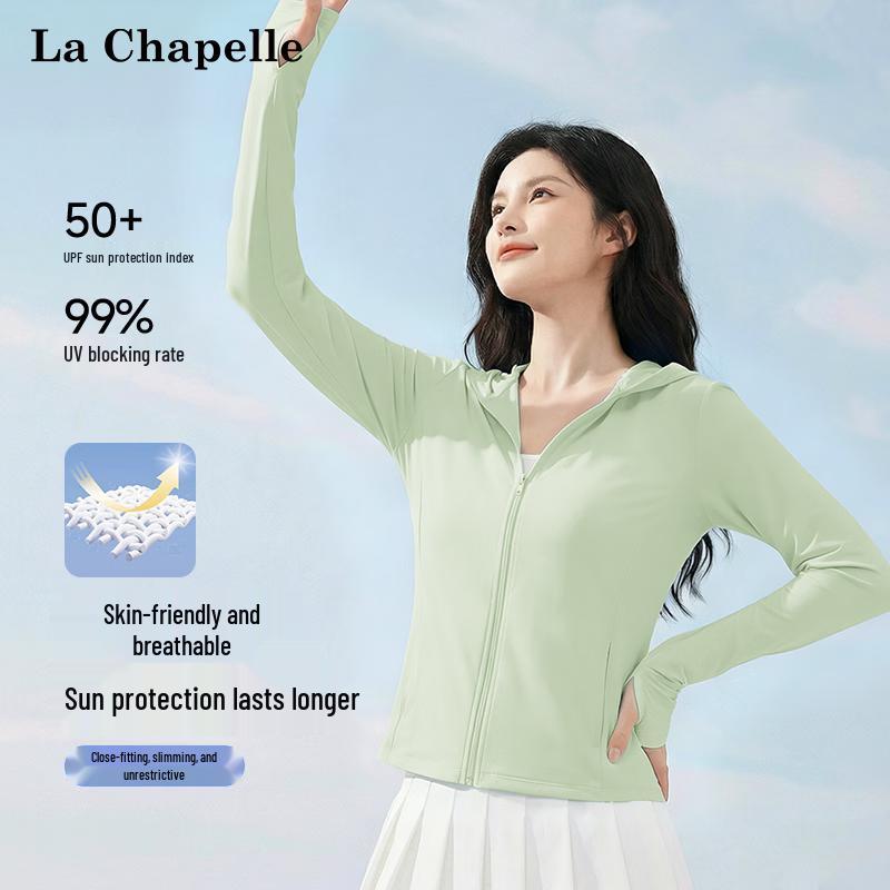 La Chapelle Women's Hooded Slim-Fit Sun Protection Jacket