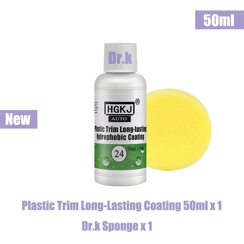 50/100ml Plastique Rénovateur Revitalisant Plastique Rénovateur Revêtement Longue Durée pour Voiture