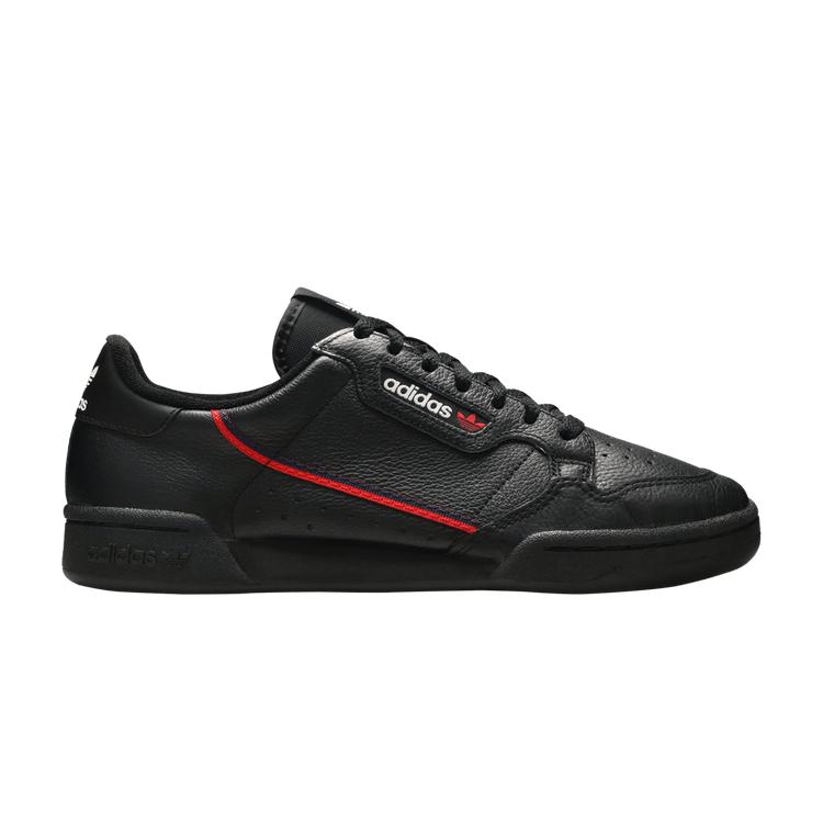 adidas Continental 80 Black Scarlet Red 35.5