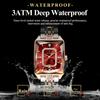 Luminous Calendar Stainless Steel Ultra-Thin Square Watch Fashion Trend Leisure Easy Korean Luxury Ladies Quartz Wristwatch