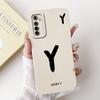 For Realme X2 XT Lucky Initial Letter Phone Case For Realme XT X2 Soft Silicone Shockproof Cases