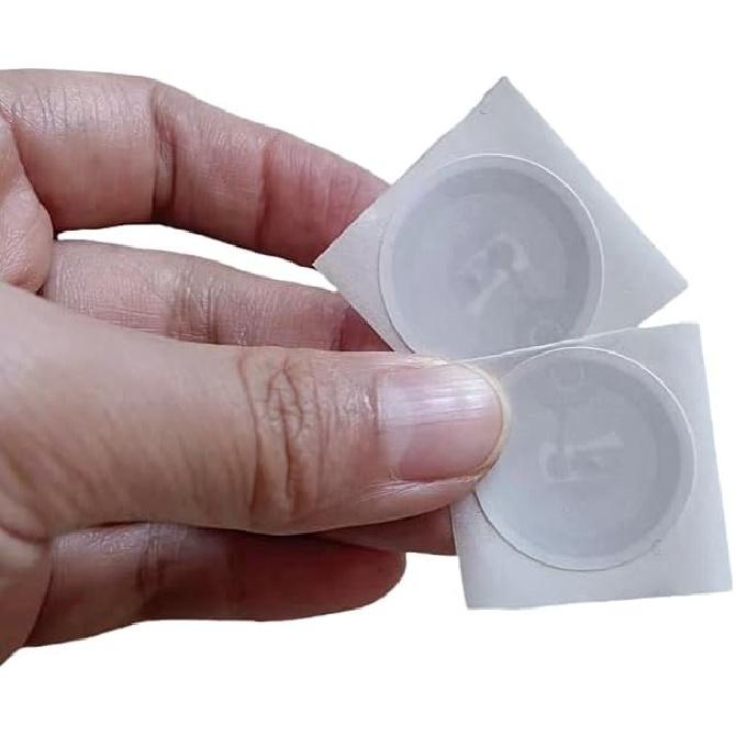 YARONGTECH RFID Sticker tag 13.56mhz Round 25mm Adhesive Back -50pcs