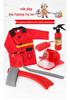 Firefighting Role-Play Costume Set for Kids - Hat & Clothing Accessories for Stage Performance & Children's Day