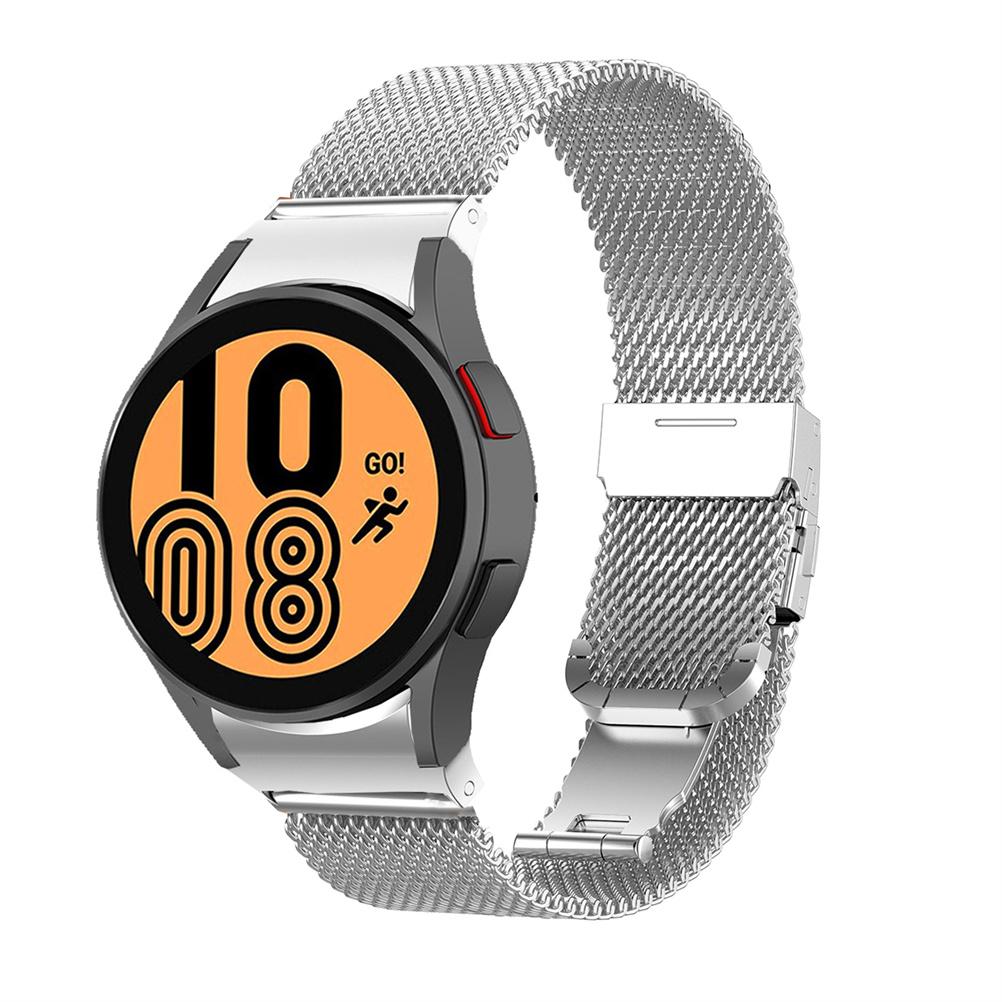 Correa de Repuesto Compatible para Samsung Galaxy Watch4 40 44mm Correa de Acero Inoxidable Compatible