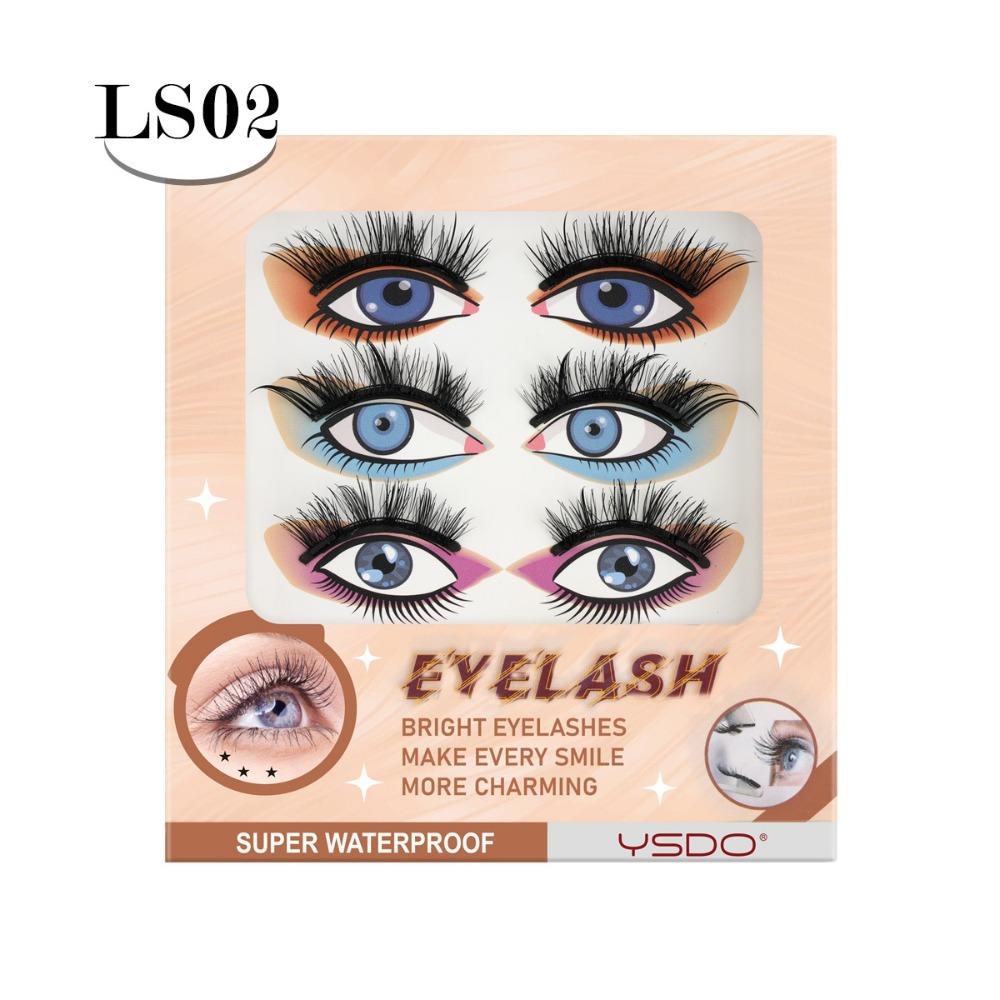 3 Paar Falsche 3D Nerz Magnetische Wimpern Weiche Flauschige Falsche Wimpern Neue Falsche Wimpern Westlicher Stil