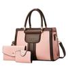 Set Three Piece Handbag Single Shoulder Crossbody Bags Color Splicing Gifts