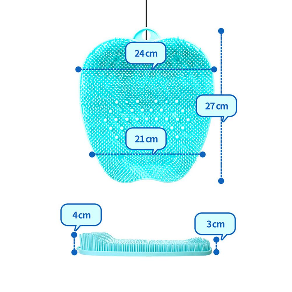 Shower Foot Scrubber Brush Cleaner Massager Exfoliating Massage Mats Dead Skin Massage Pad