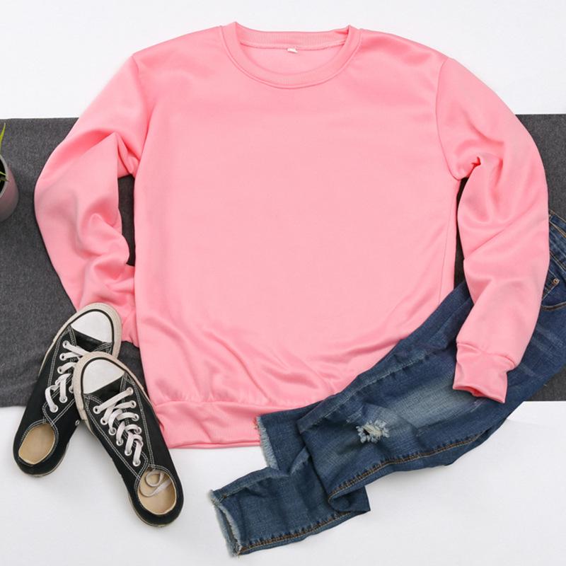 TEMU Autumn/Winter European & American Style Round Neck Custom Print Sweatshirt Available Now